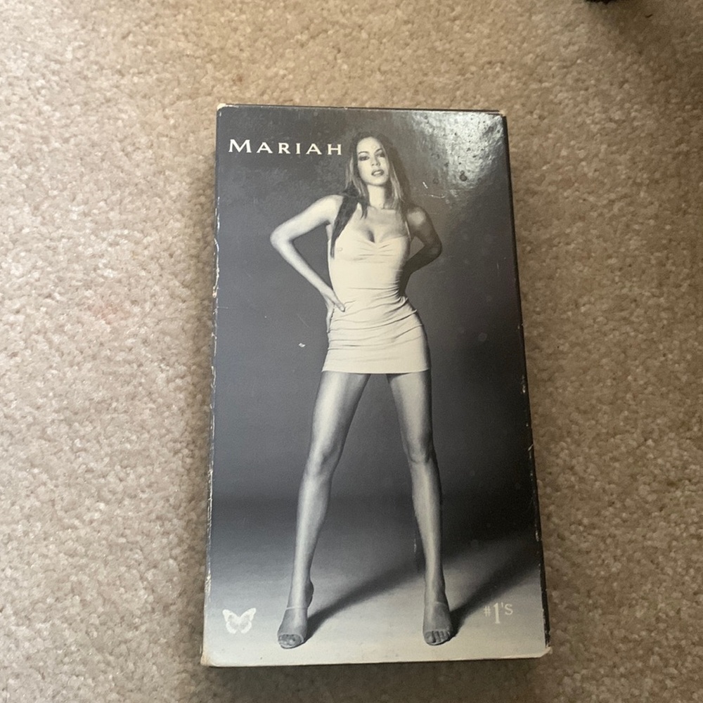 Rare Mariah Carey #1s VHS tape